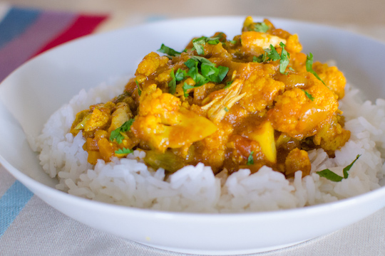 Curry Cauliflower Chicken Recipe Provided by Vancouver Chiropractor